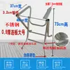 Frete Grátis Pernas de Mesa de Jantar Suporte de Mesa Dobrável Simples Estrutura de Mesa Grande para Barraca de Comida Pernas de Mesa de Ferro Aço Inoxidável He Zhi Zhang