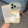 Funda de teléfono linda para iPhone 18 Pro Max con estampado de lunares y temática de otoño, Apple 17 colorblock, resistente a caídas, funda suave para iPhone 15