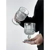 Nuevo Estilo Ins Nicho Copa de Vino Francesa Retro Alto Valor Hogareño Femenino Taza de Jugo Copa de Vino Copa de Agua