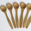 Vajilla de bambú con logotipo impreso, cuchara de bambú para helado, mermelada, cuchara pequeña de madera, cuchara de café, cuchara de bambú de mango largo, cuchara de bambú para miel, cuchara pequeña de bambú