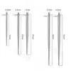 Fabricante Acero Inoxidable 316F Varilla Guía Perforación Anillo para Ombligo Anillo para Labio Anillo para Oreja/Cejas Aguja de Inserción con Rosca Externa Auxiliar Varilla Guía