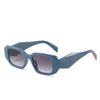 Gafas de Sol Cuadradas Estilo Nuevo 2021 Estilo Europeo y Americano Gafas Cuadradas de Plástico con Bordes Cortados Distintivos Gafas de Sol de Patilla Ancha Distintivas para Mujer