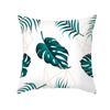 Funda de Almohada de Planta Verde Nórdica Funda de Cojín de Sofá Cuero de Durazno Almohada Estampada shopee Productos para el Hogar Transfronterizos