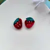 Tela de terciopelo Corazón Accesorios DIY Broche Pasador Adorno para el cabello Caricatura de terciopelo Fruta Fresa Accesorios para la ropa