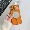 Funda Magnética para Teléfono con Ventana Grande Láser Adecuada para Apple 17 Pro Max con Bordes Suaves Electrochapados, Cobertura Completa para 16/15, y Protección de Lente para 11