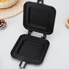 Sartén Antiadherente de Doble Cara para Sándwich al Estilo Japonés Gas Doméstico Conveniente Multifunción Máquina para Desayuno Molde para Omelet Tostadas Prensa