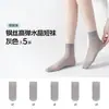 Calcetines finos de verano para mujer, antienganches, antideslizantes, calcetines invisibles, seda hilada al núcleo, silicona punteada, sin costuras, calcetines cortos transparentes de cristal