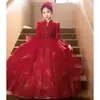 Hermoso Vestido Pequeño de Alta Gama para Niña Primavera Piano Rendimiento Lujo Accesible Nicho Elegante Vestido de Princesa para Cumpleaños Número 10