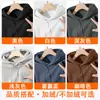 Moletom com Capuz de Veludo Plus Size Outono Inverno Masculino Estilo Coreano Solto Casual Tendência Versátil Cor Sólida Simples