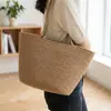 Bolsa de Gran Capacidad Modelo Nuevo 2026 Bolso de Hombro Tejido de Moda para Mujer Bolso Tote Popular de Gran Capacidad Bolso de Playa de Nicho