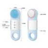 Limpiador facial eléctrico de silicona para masaje facial transfronterizo, limpiador facial para la piel, removedor de maquillaje facial, artefacto de masaje con compresa fría y caliente