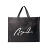 Bolsa No Tejida, Bolso de Hombro de Serigrafía Ultrasónica Engrosado de Seda, Bolsa No Tejida Prensada en Caliente Estéreo para Compras
