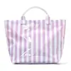 Bolso de Hombro de Moda Nuevo, Bolso Tote de Gran Capacidad, Bolso de Viaje Casual, Alto Valor, Ligero, Bolso de Viaje Rayado de Gama Alta