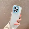 Capa de celular de três em um em cores contrastantes para Apple iPhone16PROMAX furo grande 15 tendência 14/13 fosca 11