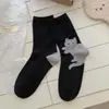 Otoño e Invierno Calcetines Nuevos para Mujer Estilo Japonés Dibujos Animados Media Caña Modernos Lindos Oso Niña Calcetines Holgados