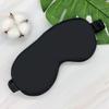 Mascarilla para Dormir de Seda Artificial de Doble Cara con Compresa Caliente, Mascarilla Multifuncional para Ojos para Descanso de Mediodía, Viajes, Mascarilla para Ojos Bloqueadora de Luz, Disponible para Venta al por Mayor