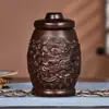 Latas de Ébano Estilo Chinês Estilo Retrô Latas de Chá Madeira Madeira Maciça Latas de Armazenamento Doméstico Chá a Granel Caixa de Chá Universal