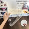 Suporte de Exibição Caixa Surpresa Figura Transparente Display Acrílico Rack de Armazenamento de Display Suporte de Armazenamento de Remédios Escondido para Mesa