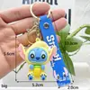 Colgante de Stitch de Dibujos Animados Llavero Divertido de Lilo y Stitch Colgante Muñeco de Plástico Suave Caja Ciega