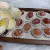 Caja de Flores de Caucho Natural Caja de Accesorios de Cobre Cristalino Fideos Grandes Joyería Simple Retro