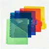 Carpeta Índice A4 Impermeable Transfronteriza de 11 Agujeros, Estándar de EE. UU., Páginas Internas Reemplazables, Organizador de Papelería para Estudiantes y Oficina