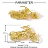 Esportes Hobby Motocicleta Fones de Ouvido Patins Pingente Colar de Aço Inoxidável Apito Feminino DIY Acessórios de Joias de Aço Titânio