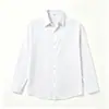 Camisa masculina transfronteiriça, camisa fina de verão, levemente elástica, com caimento fluido, sem amassar, adequada para o trabalho, simples, casual, para o dia a dia