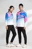 Traje deportivo de voleibol al por mayor de velocidad de manga larga para equipo de tenis de mesa, traje de bádminton para hombres y mujeres, unidad nueva, tenis