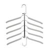 Cabide de calças multifuncional dobrável multicamadas atacado antiderrapante metal armazenamento cabide cabideiro casa exclusivo Amazon