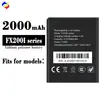 Adequado para bateria de celular Famoco série FX200I, nova bateria 2000mAh, atacado de fábrica para comércio exterior