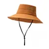 Chapéu de Sol para Proteção Solar ao Ar Livre com Aba Larga, Chapéu Bucket de Secagem Rápida para Homens e Mulheres, Chapéu de Pesca Respirável com Tela, Chapéu para Caminhada e Camping
