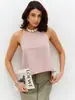 Colete Esportivo Sem Manga Secagem Rápida Transfronteiriço Feminino Verão Corrida Fitness Top Blusa Solta Elástica Cor da Pele Roupa de Yoga