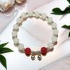 Pulsera de Ojo de Gato Mariposa Blanca/Azul/Morada/Verde/Rosa para Mujer Moda Elegante Más Fácil de Combinar Pulsera de Temperamento Transmisión en Vivo Nuevo Estilo Caliente