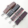 Nueva Correa Ancha de Jacquard Tejido Colorido 3.8cm Engrosada Reducida Correa Larga Un Hombro Bandolera Accesorios para Bolsos Correa