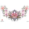 Adesivo de Peito Adesivo de Tatuagem Adesivo de Tatuagem Cabeça de Dragão Flor Adesivo de Tatuagem Impermeável Adesivo de Tatuagem Asas Flor Simples em Inglês Adesivo de Tatuagem Personalizado