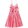 Vestido de tirantes de verano para niña 2023 Nuevo estilo coreano a cuadros estilo occidental Niños medianos Celebridad de Internet Delgado Vestido de princesa