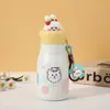 Termo de Bolsillo de Dibujos Animados para Leche Acero Inoxidable 316 Portátil Taza de Agua para Estudiantes Conejito Lindo Taza de Viaje Taza de Regalo