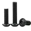 Tornillos de acero inoxidable 304, cabeza redonda, hexágono interior, grado 12.9, cabeza de hongo, M2-M16