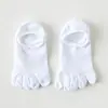Calcetines de cinco dedos para hombre para verano, calcetines cortos resistentes al olor, absorbentes de sudor, antibacterianos, malla transpirable, calcetines de cinco dedos divididos para hombre