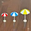 Mini Sombrilla de Sol, Bote de Pedales, Ancla, Silla de Playa, Paisaje de Playa, Decoración DIY de Micro Paisaje de Musgo