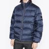 Moderna Tela Impermeable de Alta Gama Jacquard Integral Plumón de Pato Blanco Cuello Alto Chaqueta de Plumón 2025 Invierno Nueva Ropa Exterior para Hombre