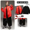 Día de Año Nuevo ropa para niños estilo chino ropa de actuación para niños Hanfu para niñas moda nacional Longteng moda hip hop ropa de actuación otoño