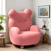 Sillón Sofá Infantil Oso Pequeño Dibujos Animados 3 a 6 Años Felpa de Cordero Asiento Individual Lindo Perezoso Silla para Habitación de Bebé