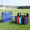 Estante de Almacenamiento Plegable para Botellas de Agua Deportivas de 10 Compartimentos, Portavasos Plegable para Gimnasio, Estante Plegable para Vasos de Agua de Equipo de Ciclismo Portátil