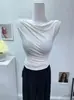 Pizca de temperamento ~ delgado ligeramente transparente sexy femenino sin mangas camiseta top mujeres cintura delgada cuello top verano