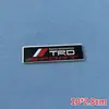 Para Adesivo de Carro Toyota Camry Highlander Corolla Adesivo Decorativo de Metal Placa de Nome TRD SPORTS Etiqueta de Alumínio