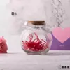 Botella de Vidrio Frasco Estrella Grulla de Papel Botella de los Deseos Decoración del Hogar Caja de Regalo Creativa para Novio Forma Redonda Simple