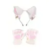 Diadema con Orejas de Gato y Cascabeles Set de Pulsera y Collar Set de Cola de Gato Accesorios para Diadema Accesorios para Fiesta de Halloween