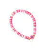 Pulsera de Arcilla Suave Sencilla con Hilo Elástico y Diseño Floral Multicapa, Joyería de Pulsera Unisex Fabricante