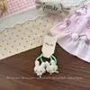 2025 Dibujos Animados Versión Coreana Dulce Encaje Lazo Pasador de Pelo Infantil Tela Linda Pinza Lateral para el Cabello Pinza Lateral para el Flequillo